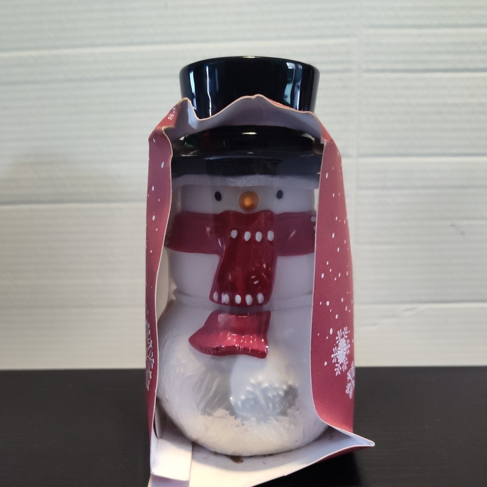 Hallmark Christmas Stacking Snowman Salt & Pepper & Toothpick Holder New 2018
